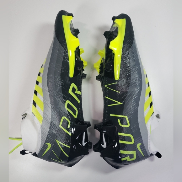 Nike Vapor Edge Pro 360 Black Dark Smoke Grey DQ3670-071 Neon Football cleats 13 - Picture 7 of 9